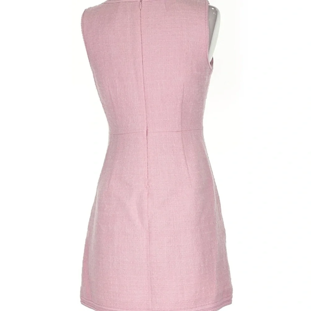 JCREW $248 Size 2 Sophia Sleeveless Dress in Tweed BY797 NWOT Pink